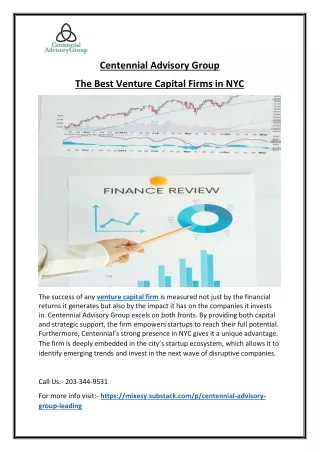 Top NYC VC Firms Accelerate the Growth of Your Firm