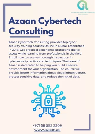 Get ISO 27001 Consultants at Azaan Cybertech Consulting