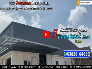 Industrial Construction Company In Coimbatore