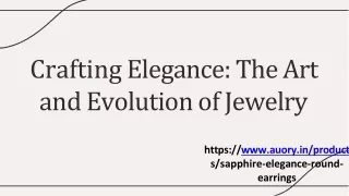 Sapphire Elegance Round Earrings
