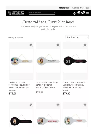 Best collection of Mirror 21st Keys in New Zealand - Stonex Jewellers