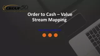 Order to Cash – Value Stream Mapping