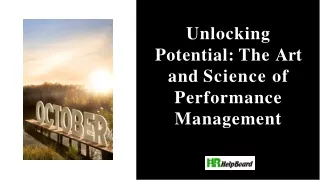 Performance Management in HRM