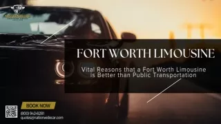 Vital Reasons that a Fort Worth Limo Service is Better than Public Transportation