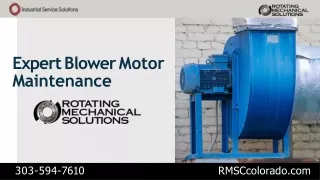 Blower Motor Maintenance