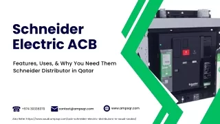 Schneider Electric ACB : Schneider Electric Distributors in Saudi Arabia