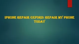 iPhone Repair Oxford
