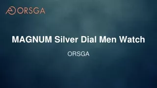 MAGNUM Silver Dial Men Watch (1)