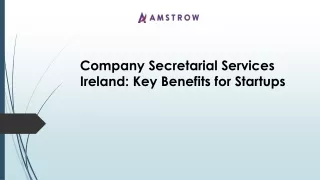 Company Secretarial Services Ireland: Key Benefits for Startups