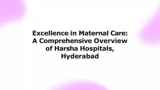 Harsha Hospitals Best Maternity Hospital in Hyderabad for Safe & Happy Deliveries