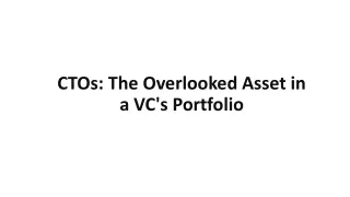 The Overlooked Asset in a VC's Portfolio