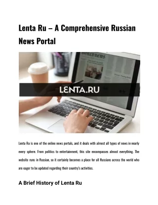 Lenta Ru – A Comprehensive Russian News Portal