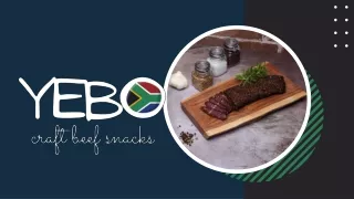 Biltong Products at Yebo Biltong - Premium South African Snacks