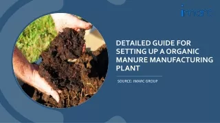 Detailed Report On Organic Manure Manufacturing Unit PDF