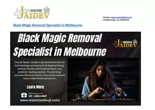 Black Magic Removal Specialist in Melbourne