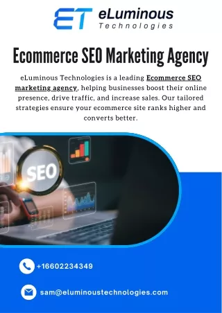 Ecommerce SEO Marketing Agency