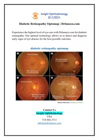 Diabetic Retinopathy Optomap | Drlunaxu.com