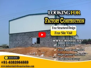 Factory Shed Construction In India