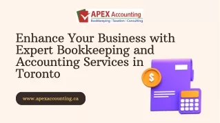 Enhance Your Business with Expert Bookkeeping and Accounting Services in Toronto