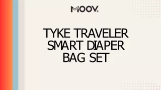 Tyke Traveler: The Smart Diaper Bag Set for Modern Parents