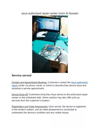 asus authorized repair center Umm Al Quwain