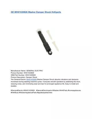 GE WH01X20826 Washer Damper Shock HnKparts