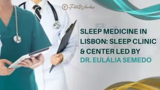 Medicina do Sono em Lisboa: Clínica do Sono e Centro de Medicina com a Dra. Eulá