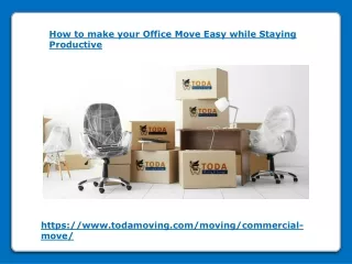 How to make your Office Move Easy while Staying Productive