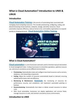 AWS Cloud Automation using Terraform Training | AWS Automation with Terraform Tr