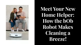 bObsweep Dustin Self-Emptying Robot