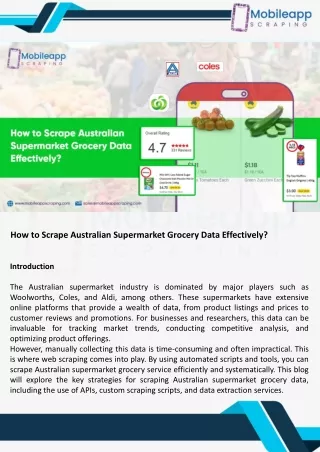 How to Scrape Australian Supermarket Grocery Data Effectively.ppt