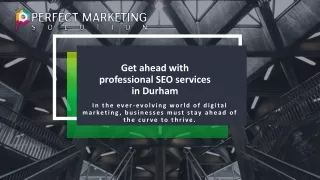 Get ahead with professional SEO services in Durham
