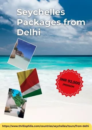 Seychelles Packages from Delhi