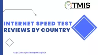 Internet Speed Test Reviews By Country