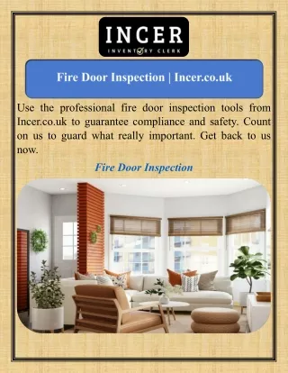 Fire Door Inspection   Incer.co.uk