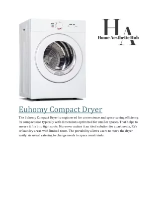 Euhomy Compact Dryer (1)