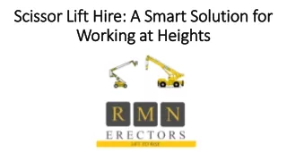 Scissor Lift Hire: A Smart Solution for Working at Heights