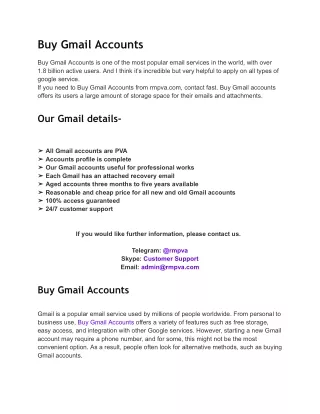 Buy Gmail Accounts__rmpva