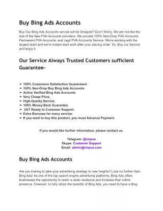 Buy Bing Ads Accounts__rmpva