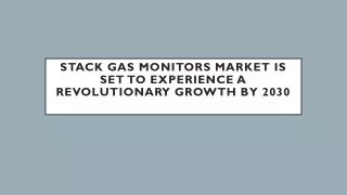 Stack Gas Monitors Market