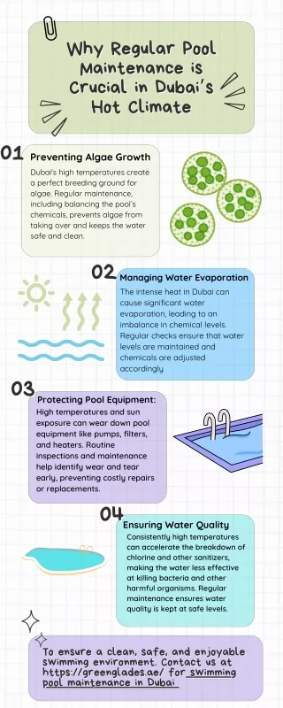 Why Regular Pool Maintenance is Crucial in Dubai’s Hot Climate