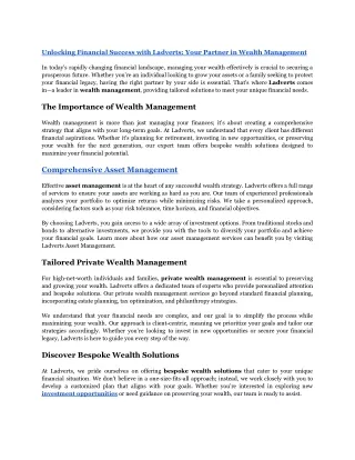 Real Estate Investment
