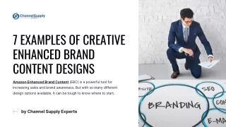 7 Examples of Creative Enhanced Brand Content Designs