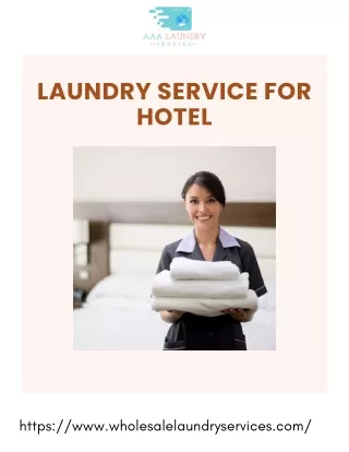 Stay Fresh with Our Professional Laundry Service for Hotels