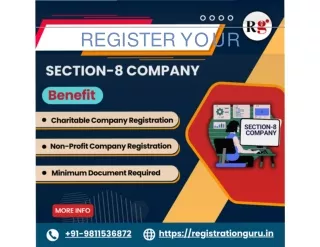 Section 8 company registration in India