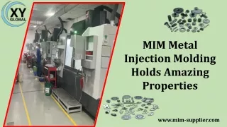 Metal Injection Molding Properties