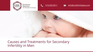 Secondary Infertility in Men