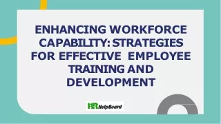 Employee Training and Development