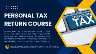 Are You Looking For Personal Tax Return Course