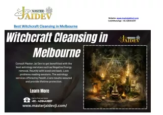 Best Witchcraft Cleansing in Melbourne